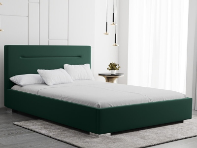 Komfortowe łóżko z wysokim zagłówkiem Bellis