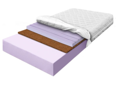 HARD Conti II KOKO II foam mattress with contour foam and coconut 120x200