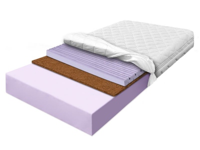 HARD Conti KOKO II foam mattress with contour foam and coconut 90x200