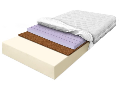 STANDARD Conti II KOKO II foam mattress with contour foam and coconut 90x200