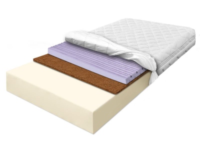 STANDARD Conti KOKO II foam mattress with contour foam and coconut 90x200