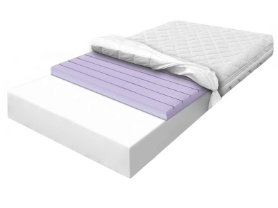 Mattress 90x200 foam with contour foam, breathable, contoured, airy, FLEXI CONTI II