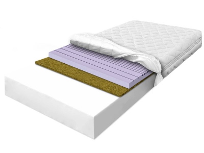 FLEXI BREEZE II FOR 7 foam mattress with seagrass layer and zoned foam 140x200