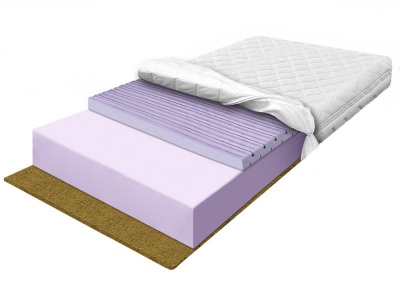 HARD BREEZE CONTI foam mattress with seagrass layer and contour foam 90x200