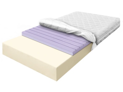 Mattress 160x200 foam contoured massaging breathable H2 H3 airy STANDARD CONTI II