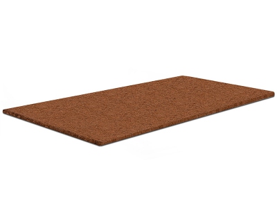 Coconut board, anti-allergenic, hardened mattress insert