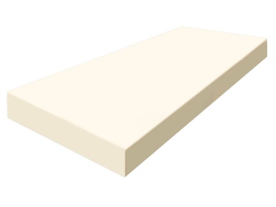 Contribution to the mattress, made of high quality medium firm T25 foam with a hardness of H2.