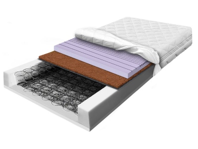 Bonell FOR 7 COCONUT II spring mattress with 7-zone foam 90x200