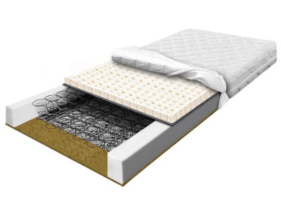 BONELL BREEZE LATEX spring mattress with seagrass and latex