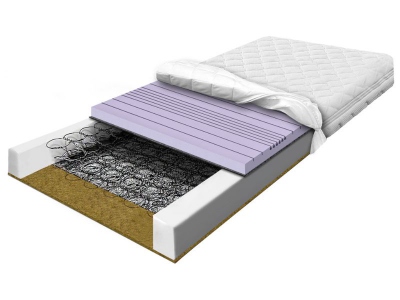 BONELL BREEZE FOR 7 spring mattress with sea grass and 7-zone foam 90x200