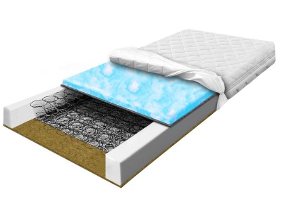 BONELL BREEZE MARSHMALO spring mattress with sea grass and the softest foam