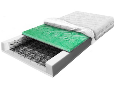 BONELL VERDE spring mattress with highly resilient foam 120x200