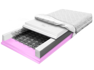 Spring mattress 180x200 bonell Visco Memory and HR up to 6 cm thick layers BONELL 6 VISCO HR