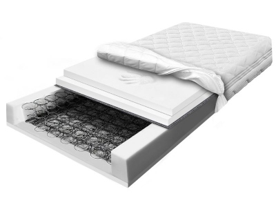 Premium Visco Memory II Bonnell mattress with up to 6 cm Visco layer 90x200