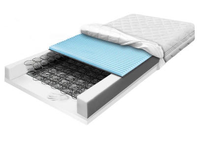 BONELL VISCO ZONE LIGHT spring mattress with Visco Memory and massaging foam 160x200