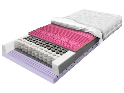 POCKET CONTI ZONE pocket mattress with contouring and massaging foam 90x200