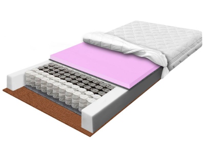 Pocket mattress with HR and Coconut II 180x200