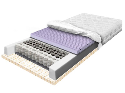 Pocket Latex CONTI mattress with contour foam 160x200