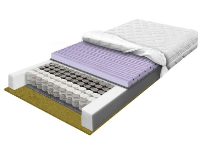 POCKET BREEZE CONTI pocket mattress with sea grass and profiled foam 90x200