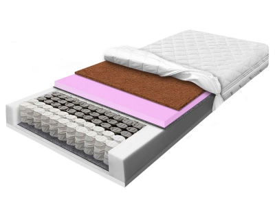 Pocket mattress with HR and Kokos Pocket 180x200