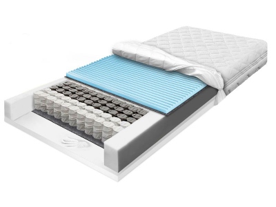 POCKET VISCO ZONE LIGHT pocket mattress with Visco Memory and massaging foam 90x200