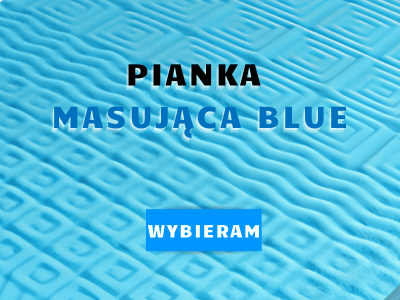 masująca pianka blue